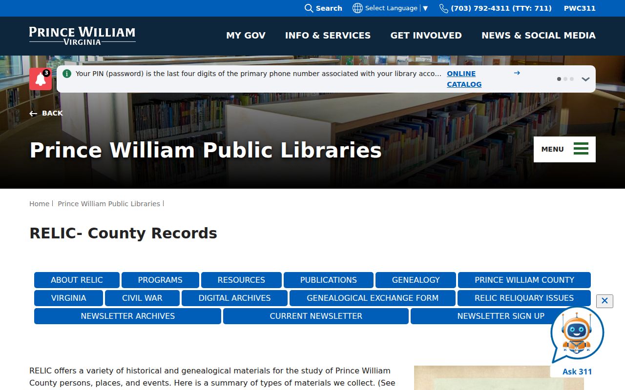 Dale City city directory county records and local news research guide