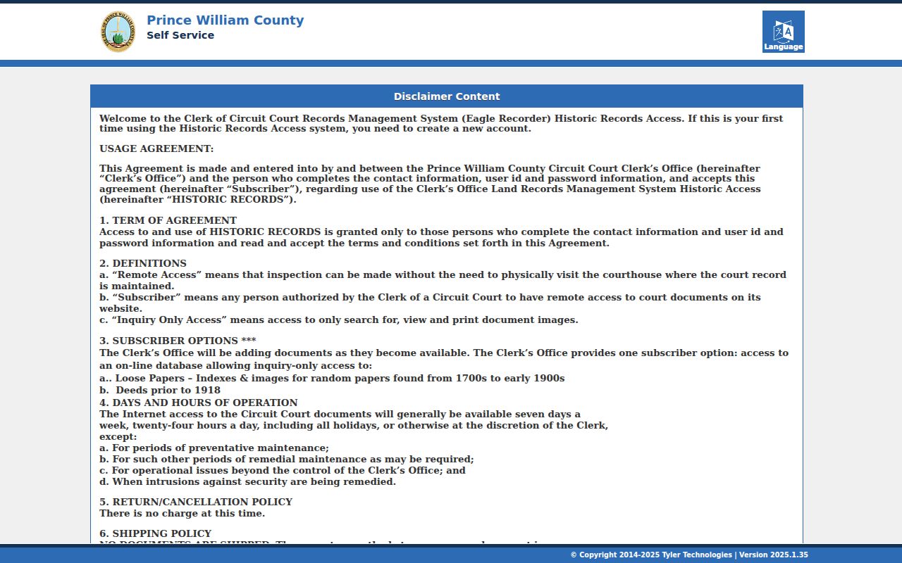 Dale City previous residents historic Prince William document search