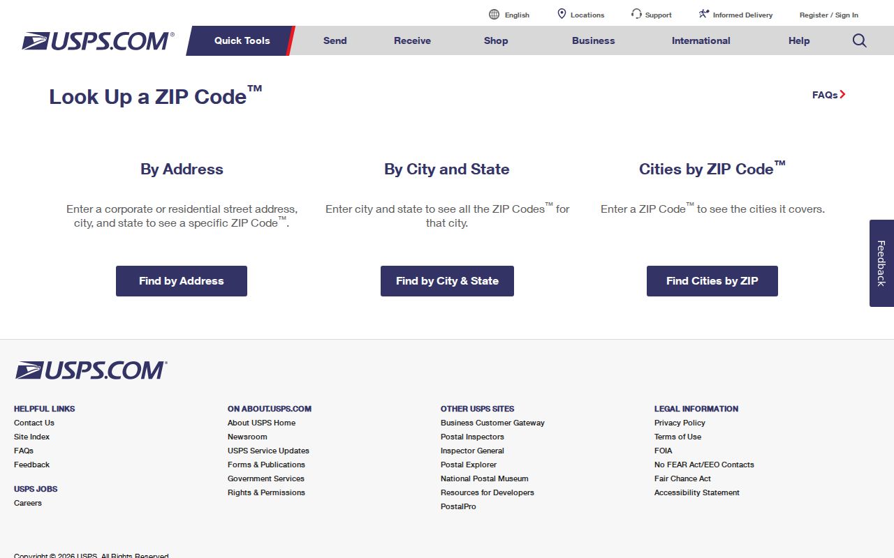 Dale City ZIP code directory USPS address and ZIP lookup